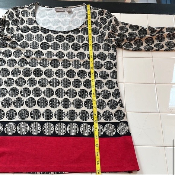 Chico’s Multicolor Polka Dot Blouse – Size 0 - Picture 4 of 6